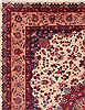 Mashad White Hand Knotted 101 X 130  Area Rug 400-17082 Thumb 8