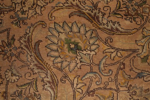 Tabriz Purple Hand Knotted 910 X 128 Area Rug 400-17085 Image 14