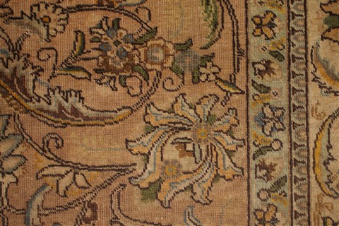 Tabriz Purple Hand Knotted 910 X 128 Area Rug 400-17085 Image 15