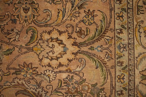 Tabriz Purple Hand Knotted 910 X 128 Area Rug 400-17085 Image 16