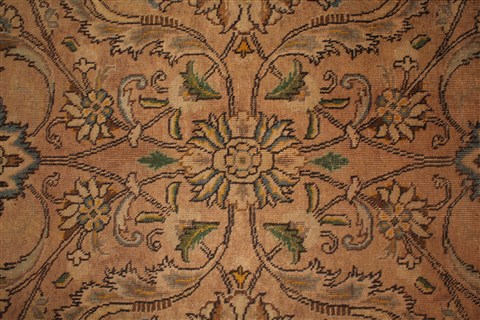 Tabriz Purple Hand Knotted 910 X 128 Area Rug 400-17085 Image 18