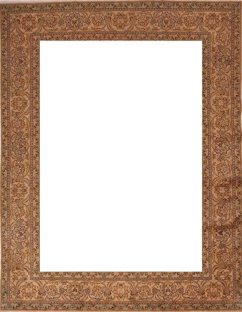 Tabriz Purple Hand Knotted 910 X 128 Area Rug 400-17085 Image 4