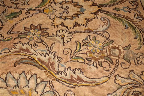 Tabriz Purple Hand Knotted 910 X 128 Area Rug 400-17085 Image 32