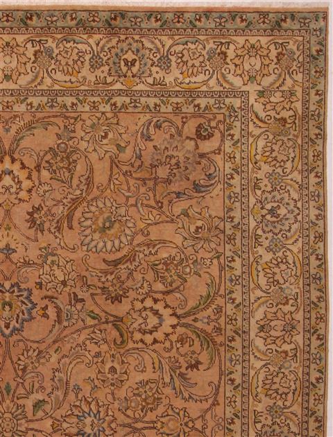 Tabriz Purple Hand Knotted 910 X 128 Area Rug 400-17085 Image 5