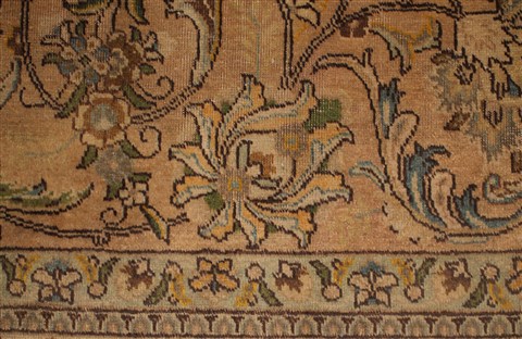 Tabriz Purple Hand Knotted 910 X 128 Area Rug 400-17085 Image 11