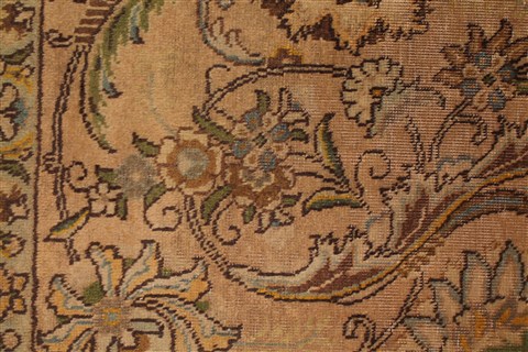 Tabriz Purple Hand Knotted 910 X 128 Area Rug 400-17085 Image 12