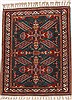 Kazak Green Hand Knotted 43 X 54  Area Rug 251-17086 Thumb 0