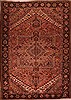 Heriz Purple Hand Knotted 98 X 132 Area Rug 400-17089 Thumb 0