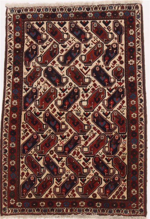 Shahre Babak Beige Hand Knotted 211 X 43  Area Rug 251-17090 Image 0