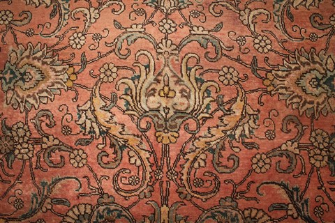 Tabriz Purple Hand Knotted 910 X 165 Area Rug 400-17091 Image 11