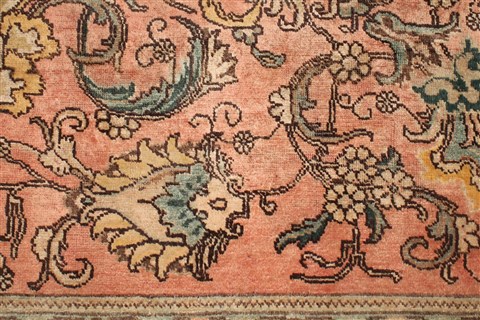 Tabriz Purple Hand Knotted 910 X 165 Area Rug 400-17091 Image 13