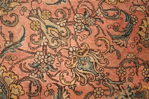 Tabriz Purple Hand Knotted 910 X 165 Area Rug 400-17091 Image 14
