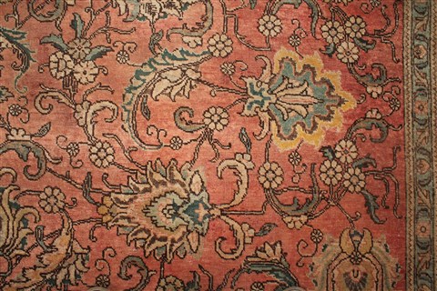 Tabriz Purple Hand Knotted 910 X 165 Area Rug 400-17091 Image 16