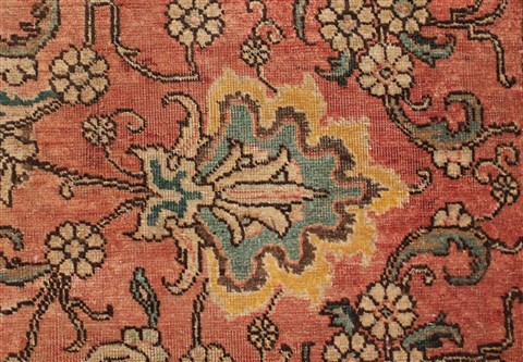 Tabriz Purple Hand Knotted 910 X 165 Area Rug 400-17091 Image 18