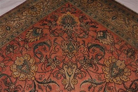 Tabriz Purple Hand Knotted 910 X 165 Area Rug 400-17091 Image 20