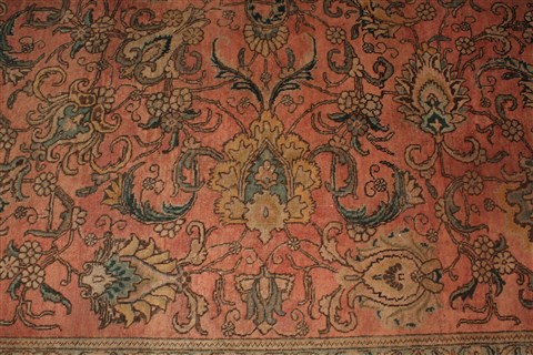 Tabriz Purple Hand Knotted 910 X 165 Area Rug 400-17091 Image 21