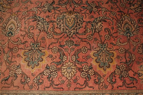 Tabriz Purple Hand Knotted 910 X 165 Area Rug 400-17091 Image 22