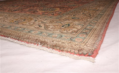 Tabriz Purple Hand Knotted 910 X 165 Area Rug 400-17091 Image 24