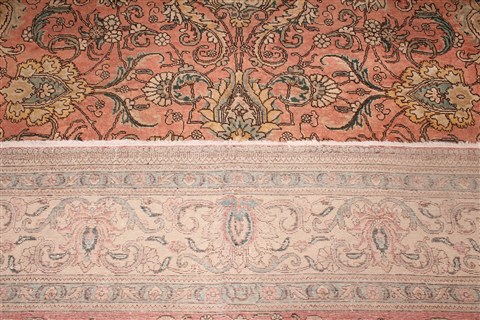 Tabriz Purple Hand Knotted 910 X 165 Area Rug 400-17091 Image 25