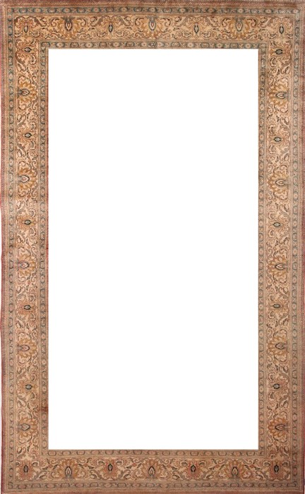 Tabriz Purple Hand Knotted 910 X 165 Area Rug 400-17091 Image 2