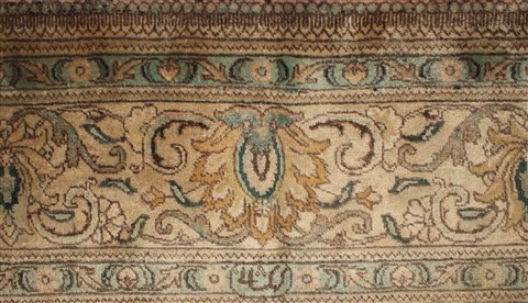 Tabriz Purple Hand Knotted 910 X 165 Area Rug 400-17091 Image 6