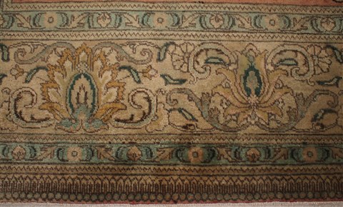 Tabriz Purple Hand Knotted 910 X 165 Area Rug 400-17091 Image 8