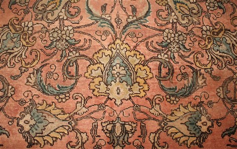 Tabriz Purple Hand Knotted 910 X 165 Area Rug 400-17091 Image 9