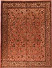 Tabriz Purple Hand Knotted 101 X 131 Area Rug 400-17093 Thumb 0