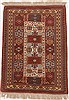 Kazak Brown Hand Knotted 38 X 411  Area Rug 251-17096 Thumb 0