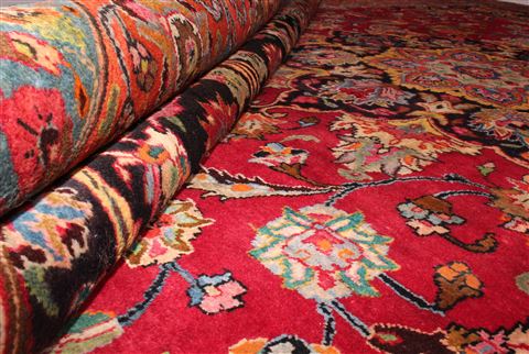 Mashad Purple Hand Knotted 910 X 135 Area Rug 400-17101 Image 13