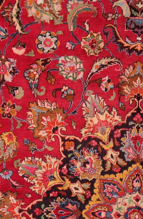 Mashad Purple Hand Knotted 910 X 135 Area Rug 400-17101 Image 14