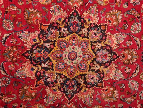 Mashad Purple Hand Knotted 910 X 135 Area Rug 400-17101 Image 15
