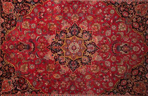 Mashad Purple Hand Knotted 910 X 135 Area Rug 400-17101 Image 16