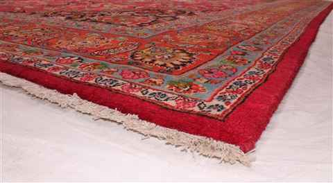 Mashad Purple Hand Knotted 910 X 135 Area Rug 400-17101 Image 8