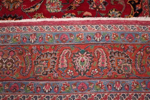 Mashad Purple Hand Knotted 910 X 135 Area Rug 400-17101 Image 10
