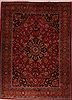 Mashad Purple Hand Knotted 910 X 135  Area Rug 400-17101 Thumb 0