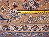Kashan White Hand Knotted 101 X 130 Area Rug 400-17103 Thumb 14