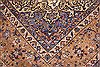 Kashan White Hand Knotted 101 X 130  Area Rug 400-17103 Thumb 7