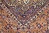 Kashan White Hand Knotted 101 X 130 Area Rug 400-17103 Thumb 7