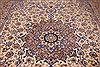 Kashan White Hand Knotted 101 X 130  Area Rug 400-17103 Thumb 12