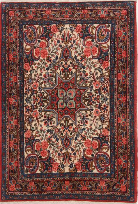 Bidjar Beige Hand Knotted 38 X 54  Area Rug 251-17104 Image 0