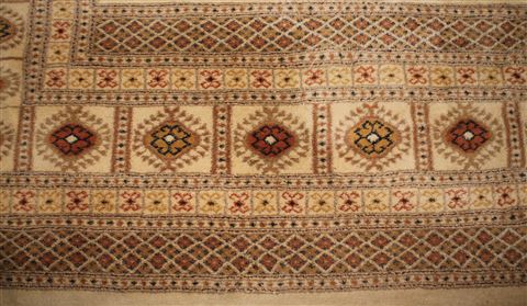 Bokhara Beige Hand Knotted 94 X 1110 Area Rug 400-17107 Image 5