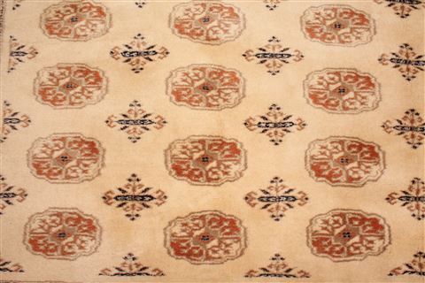 Bokhara Beige Hand Knotted 94 X 1110 Area Rug 400-17107 Image 6