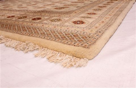 Bokhara Beige Hand Knotted 94 X 1110 Area Rug 400-17107 Image 7