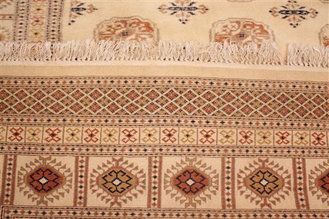 Bokhara Beige Hand Knotted 94 X 1110 Area Rug 400-17107 Image 8