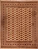 Bokhara Beige Hand Knotted 94 X 1110  Area Rug 400-17107 Thumb 0