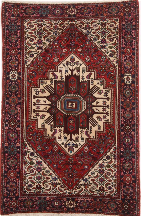 Gholtogh Beige Hand Knotted 35 X 411 Area Rug 251-17108 Image 0