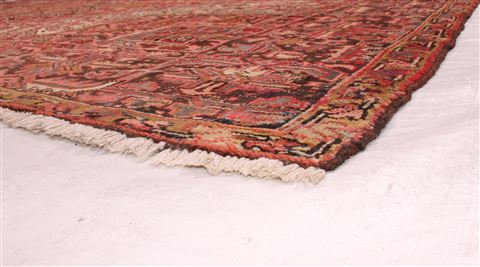 Heriz Red Hand Knotted 911 X 129 Area Rug 400-17112 Image 3