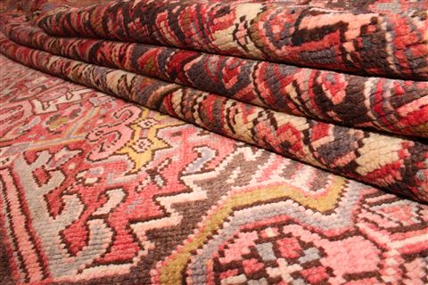 Heriz Red Hand Knotted 911 X 129 Area Rug 400-17112 Image 9