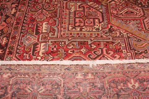 Heriz Red Hand Knotted 911 X 129 Area Rug 400-17112 Image 10
